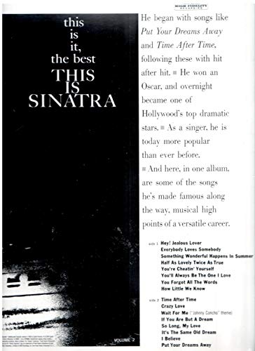 This Is Sinatra Volume Two [Disco de Vinil]