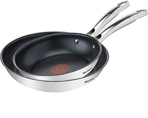 A85622 Induktion Pfannenset 4 teilig 24 + 28 cm Pfanne + 2 Pfanneneinlagen aus Filz, Titanium Force Antihaftversiegelung, Cool touch