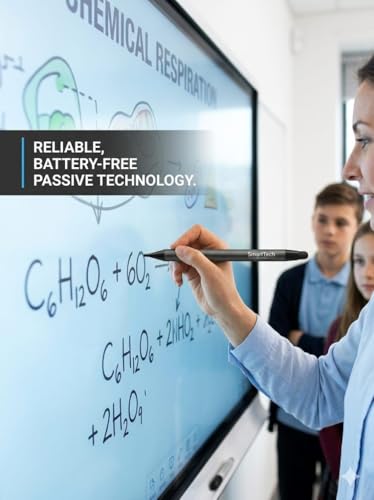 Image of SmartTech Universal Stylus Pen for Interactive Flat Panels (IFP) - Battery-Free Passive Magnetic Touch Pen for Digital Boards, Smart Boards & Whiteboards