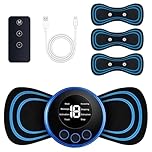 Wireless TENS Machine for Pain Relief, Nerve Muscle Stimulator with 8 Modes, 19 Intensities, 3X Reusable Electrode Pads, Rechargeable Tens Machine for Back, Shoulder, Knee,Neck,Period Pain Relief