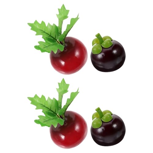 Adornos para antena de coche Abaodam, 4 piezas de frutas resistentes al viento y clima