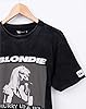 Blondie T-Shirt for Men & Women | Unisex Acid Wash Black Sunday Girl Song Music Band Top | Clothing Merchandise Gifts Small #2