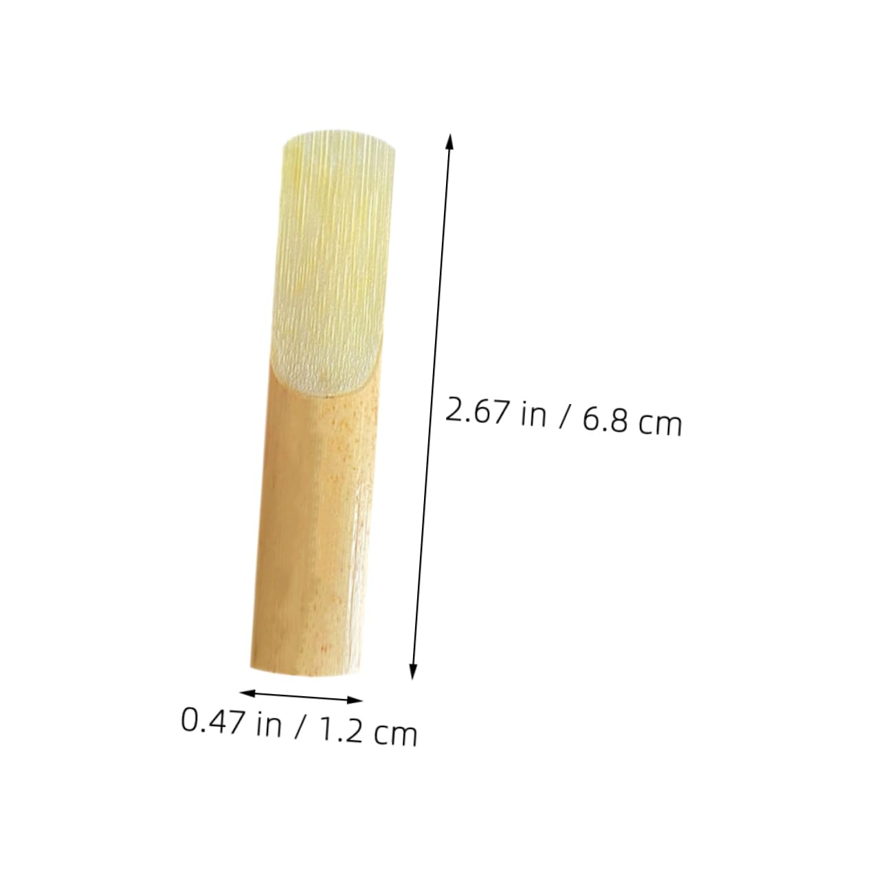 HEMOTON Replacement Clarinet Reeds 2.5 Strength Musical Instrument Accessories 10 Pack