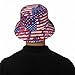 American Flag Bucket Hat for Men Women, Fisherman Hats Packable Fashion Sun Cap for Travel Outdoor Beach Boys Girls