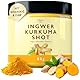 Ingwer Kurkuma Shot Pulver Vitamin C 80g natürlich scharf vegan mit Pfeffer Zink
