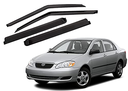 Image of CAR SAAZ Unbreakable Door Visor for Corolla (2003-2007)(Set of 4Pcs)