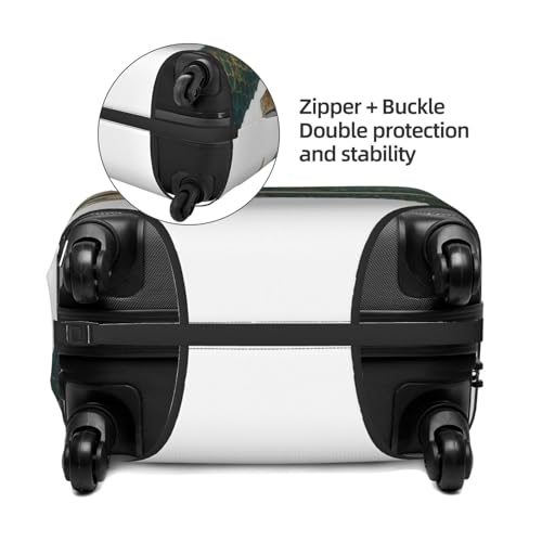 Travel Luggage Cover Anti-Scratch Suitcase Cover Protector Elastic Thicken Luggage Protector Washable Baggage Covers Art mermaid Suitcase Sleeve Fit 18-32 Inch Luggage Small4