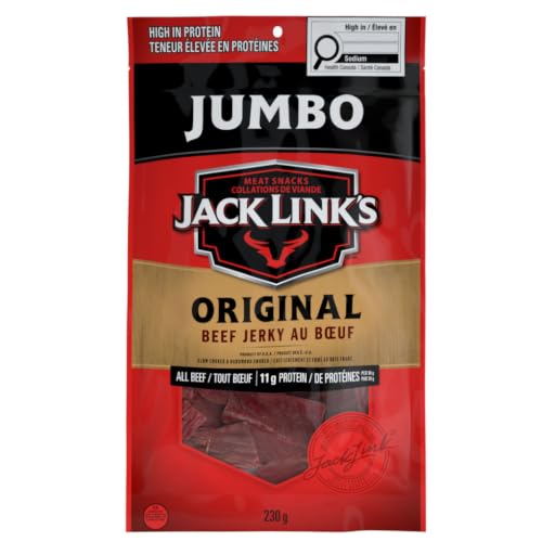Jack Link's Original Beef Jerky, Jumbo (230 g)