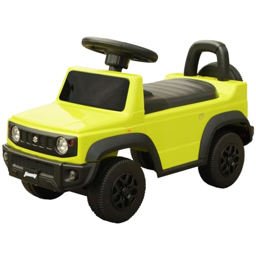 【公式モデル】アイジュトイズ 足けり乗用玩具 スズキ ジムニー シエラ SUZUKI STマーク取得 キッズカー 子供用 乗用玩具 (キネティックイエロー)