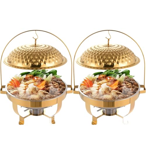 Ensemble de plats de buffet en acier inoxydable de qualité supérieure - 2