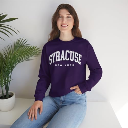 Syracuse New York Adult Unisex Crewneck Sweatshirt2