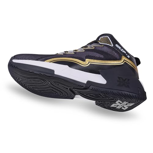 Image of Vector X Grip-X Mens Basketball Shoe /Sneakers Knitted Upper + Rubber Outsole Indoor & Outdoor Court Shoes Provide Ultimate Comfort, Lightweight, Reliable Grip for Sports Players