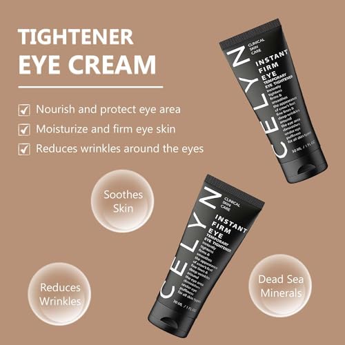 Aohoyaca 2Pcs CelynInstant Firm Eye Tightener, Celyn Eye Bag Cream Ultra Moisturizing, CELYN - Celyn Instant Firm Eye Tightener Eye Bag Cream, Bright and Tight,Firm and Smooth the Look of Fine Lines - Image 4
