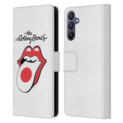 Funda libro Samsung Galaxy A15 de The Rolling Stones para viajes y uso diario