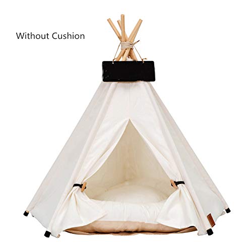 Ruick Tente en forme de tipi indien en coton pour chat et chien