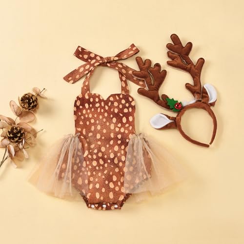 Disfraz de reno navideño para bebés 18-24 meses miniatura 4