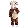 COOKY.D Unisex Winter Animal Hooded Baby Romper 2-24 Maanden