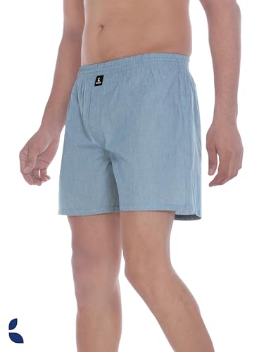 Image of Cotton Boxer Shorts for Men, Breathable, Comfortable & Lightweight (Pack of 2)