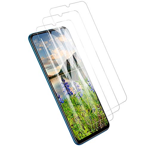 PUUDUU Protector de Pantalla para Xiaomi Mi 10 Lite, [3 Pack] Cristal Templado para Xiaomi Mi 10 Lite, Vidrio Templado, Dureza 9H, Anti-Rasguños, Sin Burbujas