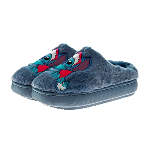 Disney Lilo & Stitch Women's Plush Slippers