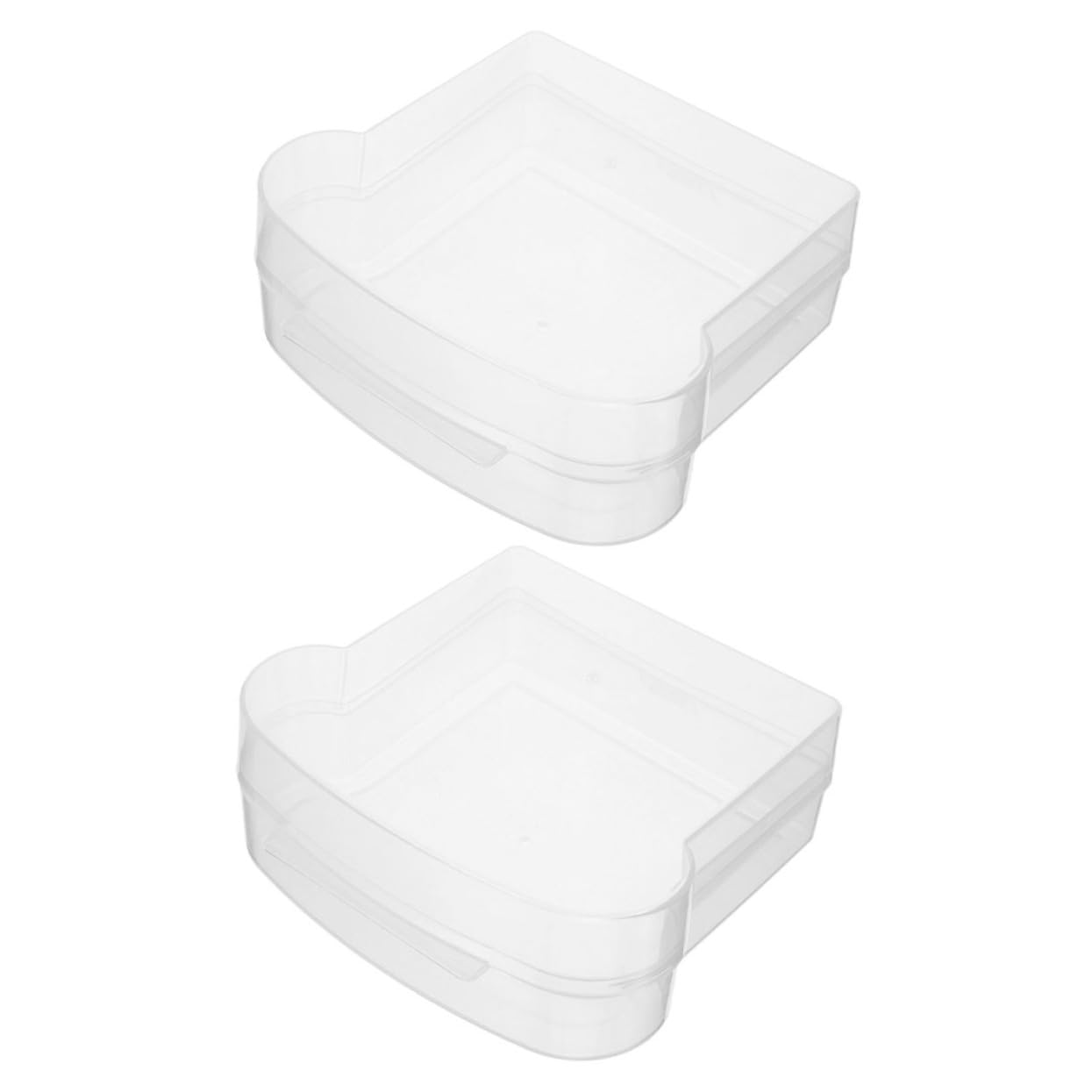 Alipis 4 Set Sottosandwich Contenitore Contenitori Cesto Di Pane Ermetico Cucina Isolato Custodia Sigillante Sandwich Caso Di Sandwich Piccolo Contenitore Pp 2 Pezzi*4