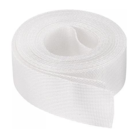 sourcing map Correa de Nylon Plana 1 Pulgada 4 Yardas Cover