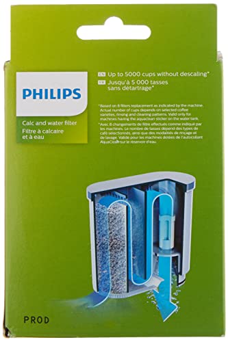 Philips 3200 Series Fully Automatic Espresso Machine W/Lattego, Black, Ep3241/54 & Philips Saeco Aquaclean Filter 2 Pack, Ca6903/22 #TOP5