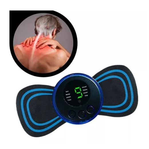 Mini Massageador Portátil RMS Recarregável Dor Pescoço Coluna Pernas