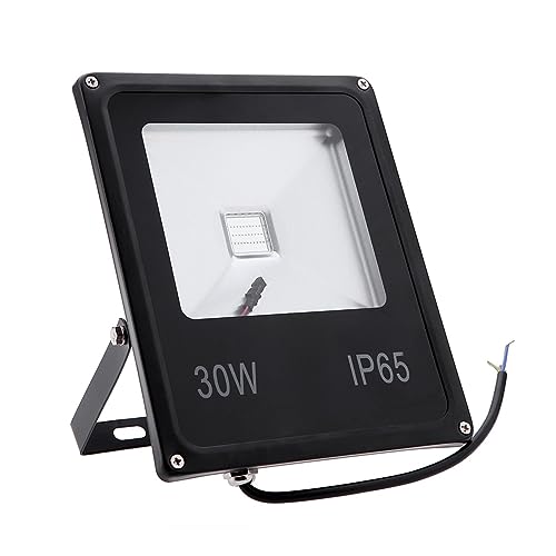 Projecteur LED 50W extérieur blanc froid avec coque noire robuste