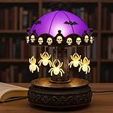 【Fonction veilleuse apaisante】 : le fantôme flottant émet une lueur violette douce, à la fois inquiétante et réconfortante, parfaite pour les chambres à coucher ou les coins lecture (19 x 11,4 cm). Son design portable le rend idéal pour créer une ambiance lumineuse partout.
