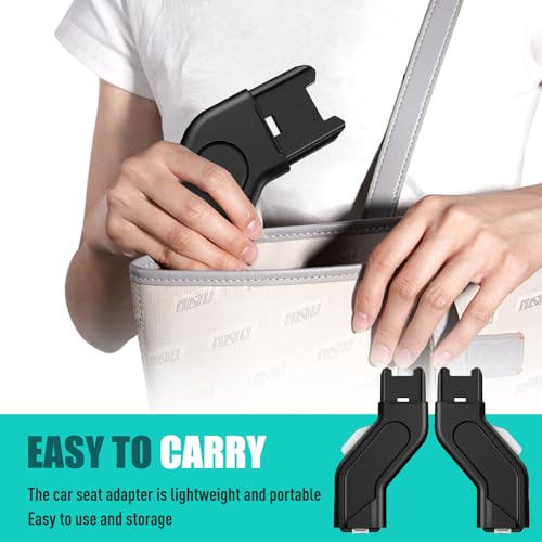 Upper Adapter Compatible with UPPAbaby Vista and Vista V2 Strollers, Bassinet, Toddler Seat, Aria, Mesa V2, or Mesa Max Infant Car Seats for Fast and Secure Attachment, 1 Set