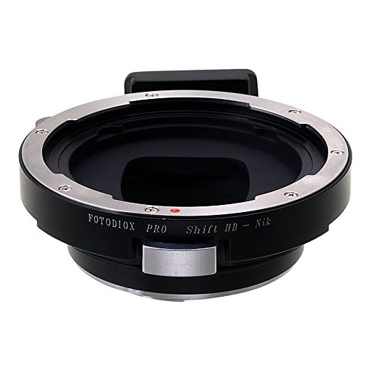 Fotodiox Pro Shift Lens Mount Adapter Compatible with Hasselblad V-Mount Lenses on Nikon F Mount Cameras