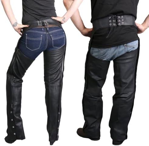 Hot Leathers Fully Lined Leather Chaps