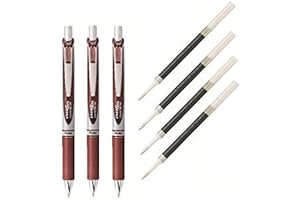 Pentel EnerGel Deluxe RTX Liquid Gel Ink Pen Set Kit in Premium...