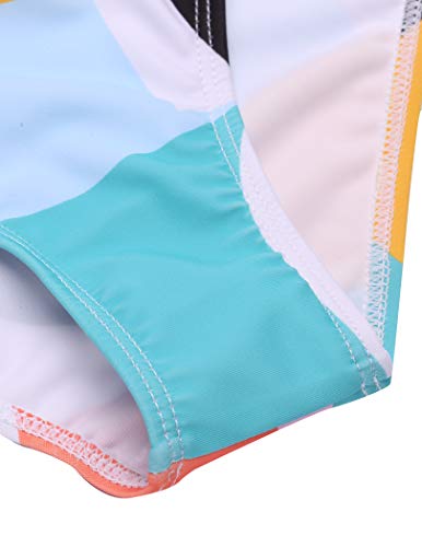 Image of Arshiner Girls Bikini Beach Swimwear 2 Piece Swimsuits Floral Printing Bathing Suits