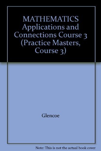 MATHEMATICS Applications and Connections Course... 0028240774 Book Cover