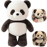 RQcMid Kuscheltier Panda, 45 cm Laufendes Panda Kuscheltier, Schüttelnde Interaktive Bewegliche Beine Desktop-Zappel-Sensorspielzeug, Weihnachtsgeburtstagsgeschenk Für Kinder Und Erwachsene