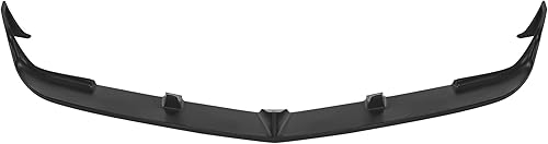 Miniatura 3 de Compatible con borde de parachoques delantero, estilo STL, alerón de labio delantero de poliuretano negro, Chevy Camaro V6LTLS1LT 2010 2011 2012