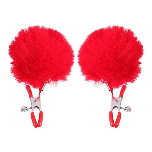 ARTIBETTER Grampos de Mamilo Com Penas Grampos de Peito Grampos de Mamilo Não Perfurantes Grampos de