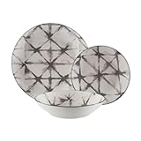 Color: Multicolor Vajilla Versa Pompeia Gris Porcelana 18 Piezas - Marca: Versa - EAN: 8420327554451