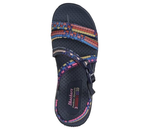 Skechers Women's Reggae-Sew Me-Boho Woven Strappy Slingback Sandal3