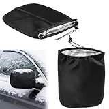 2 Stück Seitenspiegel Schneedecke,Schneeabdeckung Auto,Seitenspiegel Abdeckung,Spiegelabdeckungen,Spiegel Frostschutz Abdeckung,Seitenspiegelabdeckung Für Die Meisten Autos,Suv Trucks - 33 * 27cm