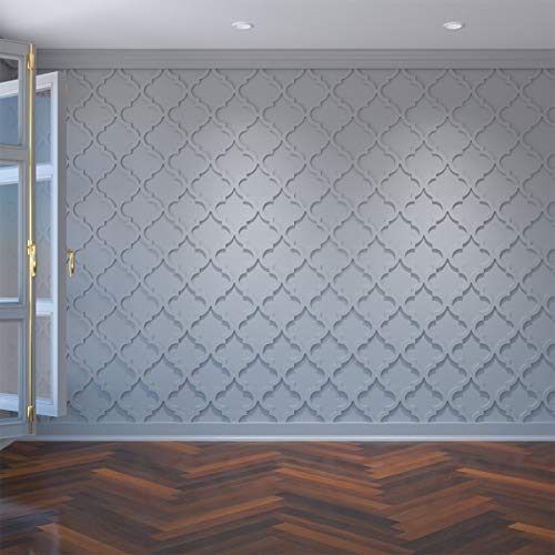 Image of Ekena Millwork 11 3 /8 inchW x 11 3 /8 inchH x 3 /8 inchT Small Marrakesh Decorative Fretwork Wall Panels in Architectural Grade PVC