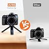 UURIG TP05 Extendable Mini Camera Tripod, Portable Selfie Stick Handle Grip Desktop Webcam Tripod with 1/4 Screw for DSLR Camera Webcam Phone Holder Selfie Stick Vlog Tripod