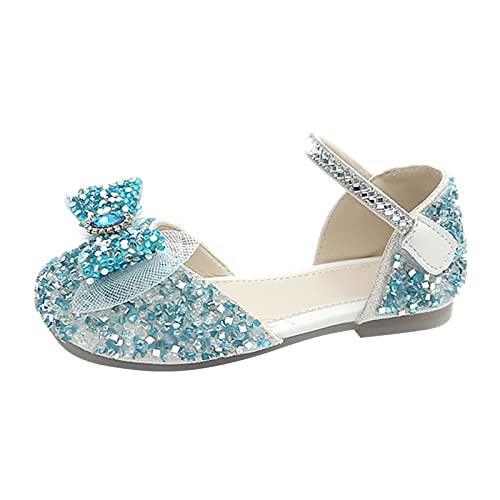 Sandal Size 13 Girls Sandals Rhinestones Sequins Closed Toe Crystal Shoes Shoes Bow Wedding Customized Slides