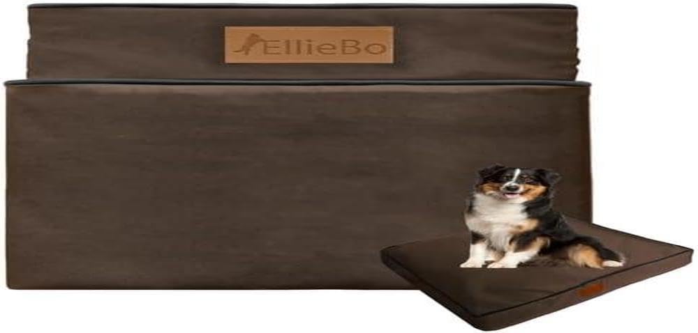 Ellie-Bo XXL Mem. - Funda de Cama para Perro, Color marrón, Impermeable