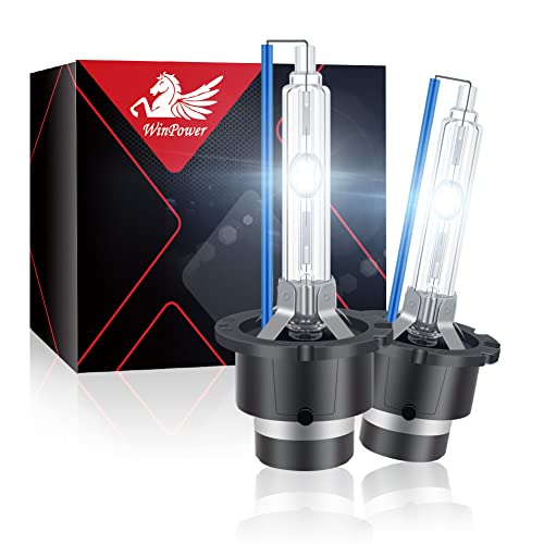 WinPower D2S Xenon Bulb 8000K Blue Light HID Kit Car Headlight Bulb, Pack of 2