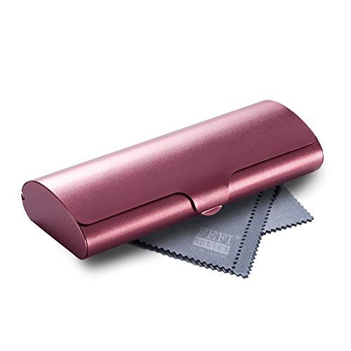 FEFI - Estuche ligero de aluminio para gafas en pintura metalizada, cobre, M Cover
