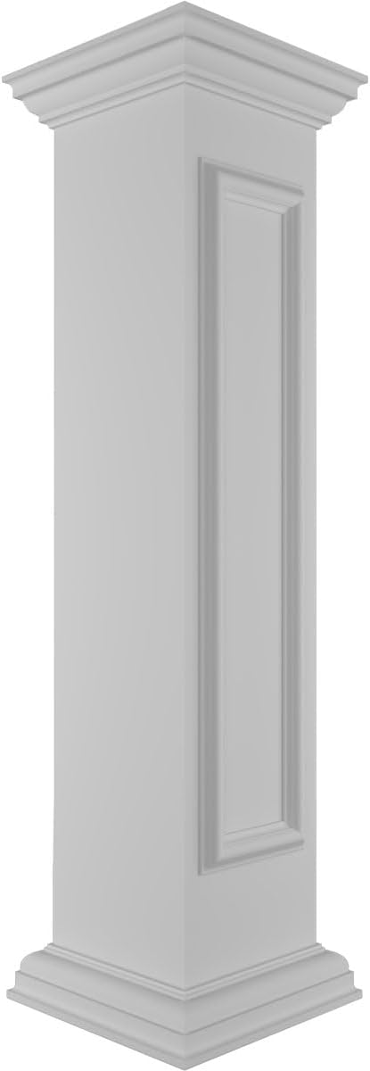 Ekena Millwork NWL10X48EPP0B0 Newel Posts, White