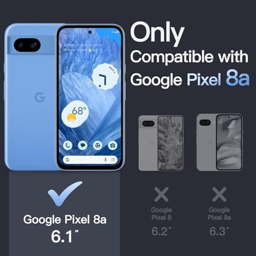 Image of JETech Case for Google Pixel 8a, Anti-Yellowing, Bay